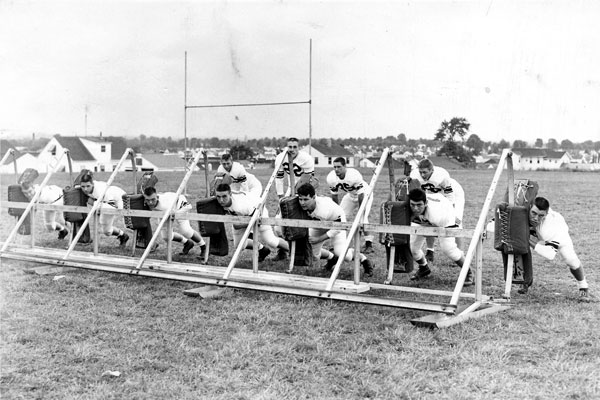 1958 Football Practice