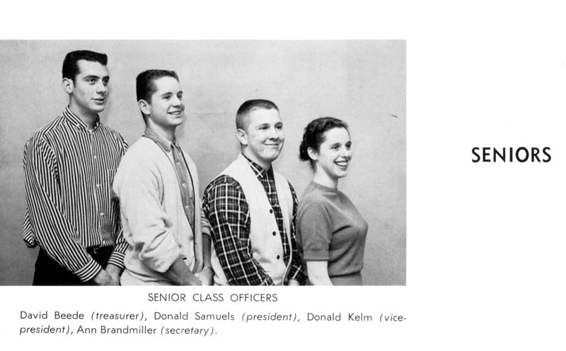 1959 Class Officers